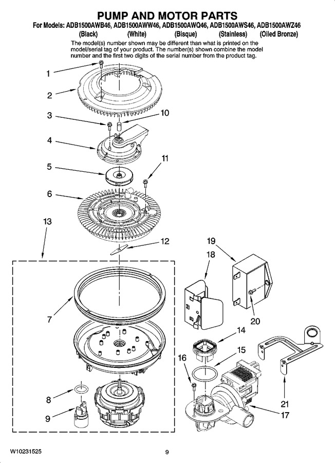 Diagram for ADB1500AWS46