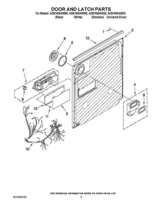 Diagram for ADB1600AWW0
