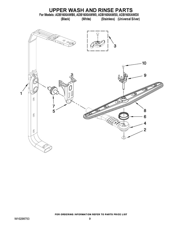Diagram for ADB1600AWW0