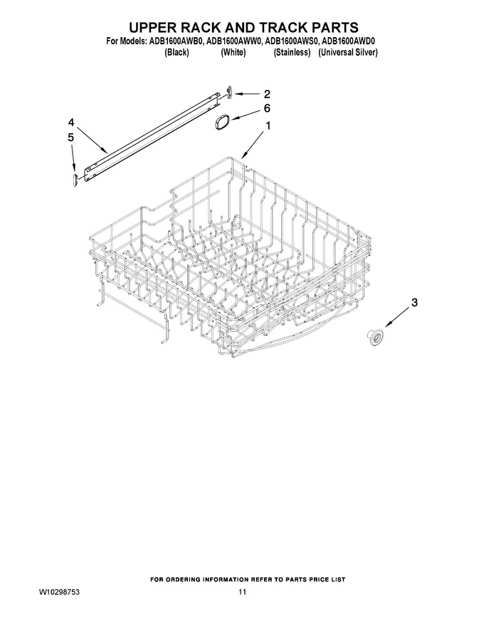 Diagram for ADB1600AWW0