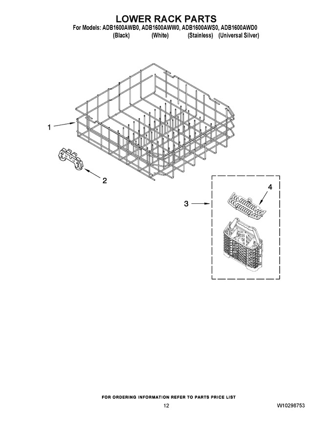 Diagram for ADB1600AWW0