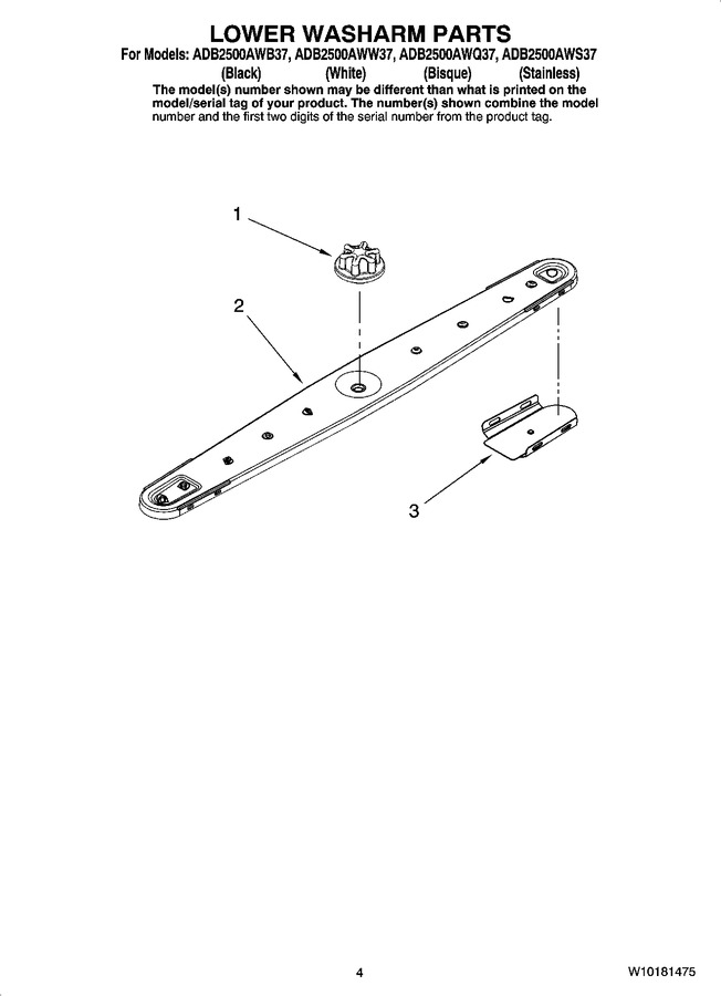 Diagram for ADB2500AWW37