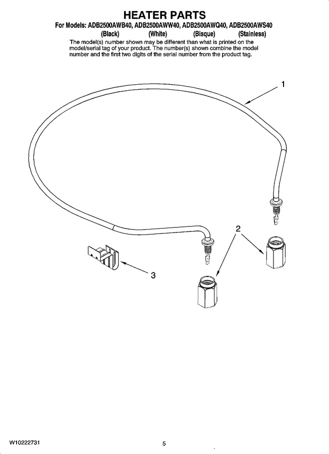 Diagram for ADB2500AWB40