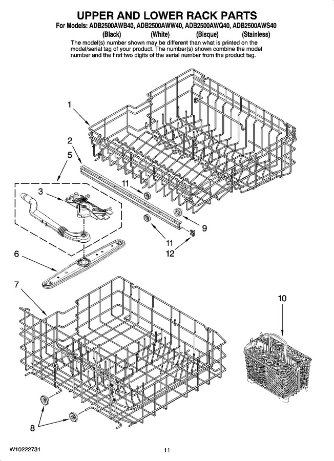 Diagram for ADB2500AWB40