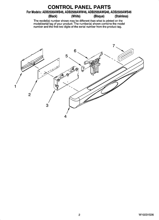 Diagram for ADB2500AWQ46