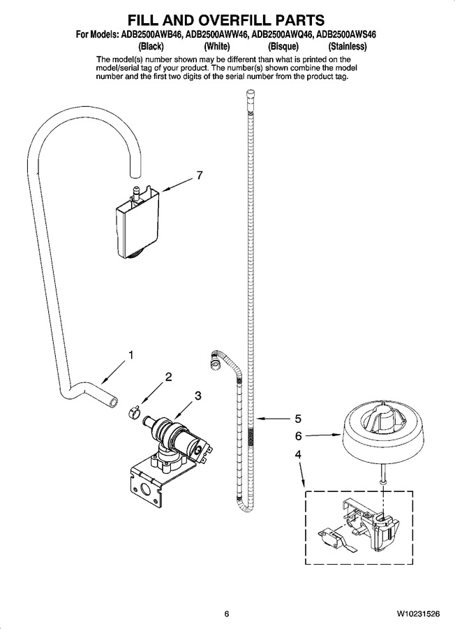 Diagram for ADB2500AWQ46
