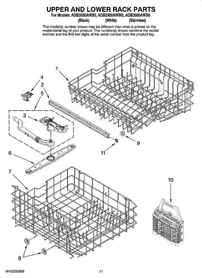 Diagram for ADB3500AWS0