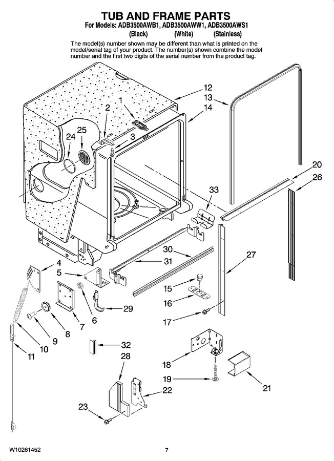 Diagram for ADB3500AWS1