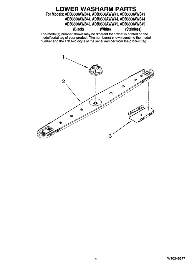 Diagram for ADB3500AWS41