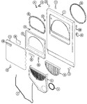 Diagram for 04 - Door (series 14 Except Hye3658azw)