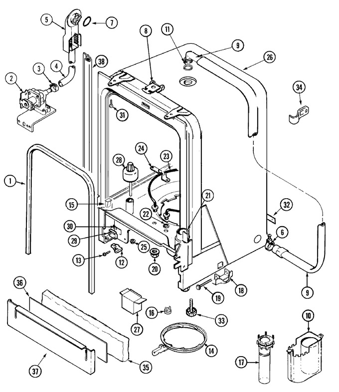 Diagram for ADW862EAC (BOM: PADW862EAC0)