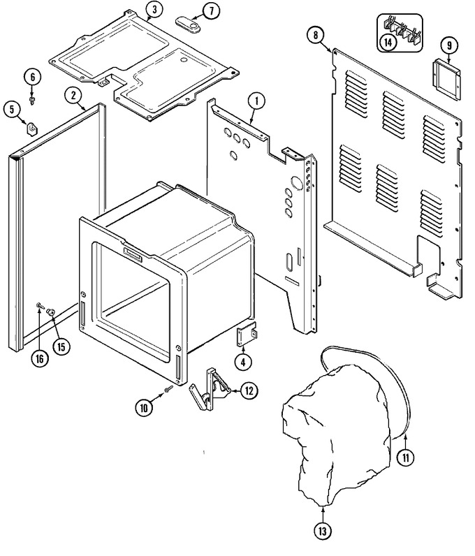 Diagram for AER1360AGW