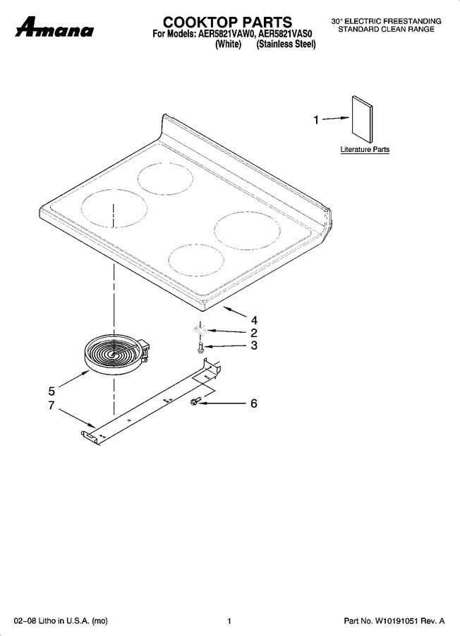 Diagram for AER5821VAS0