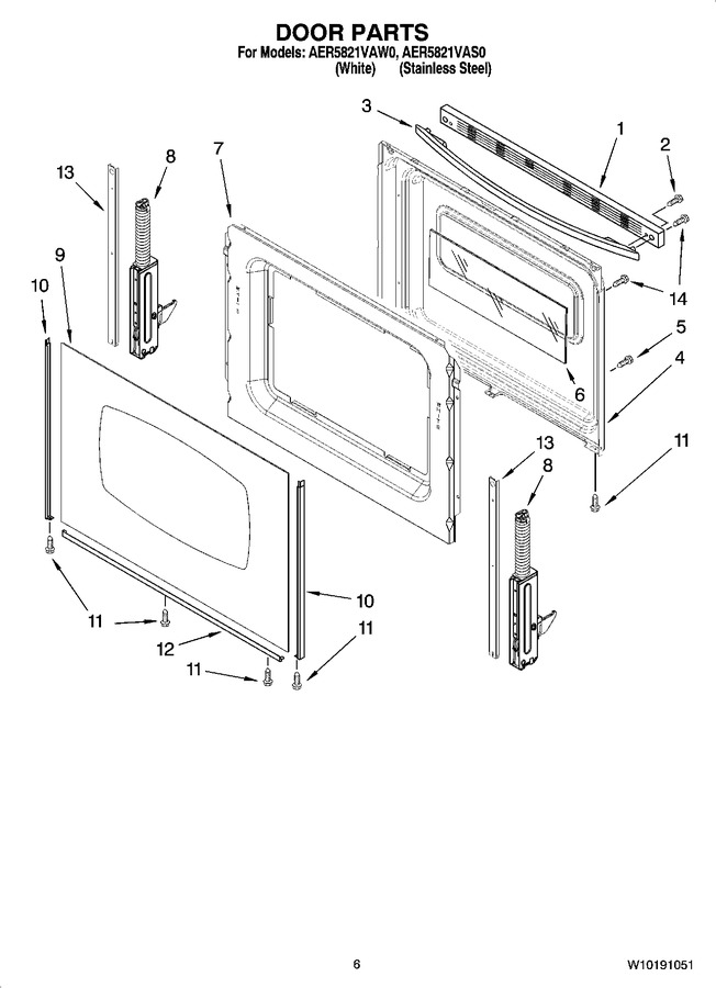 Diagram for AER5821VAS0