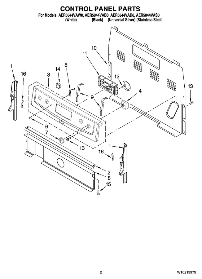 Diagram for AER5844VAD0