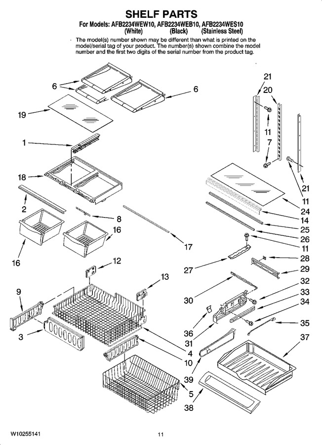 Diagram for AFB2234WEW10