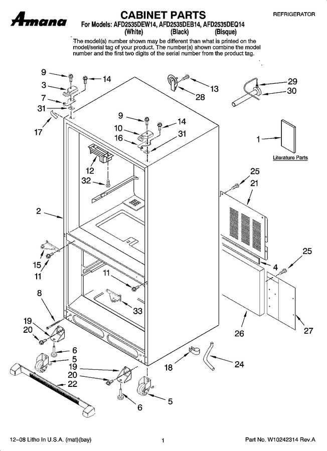 Diagram for AFD2535DEB14