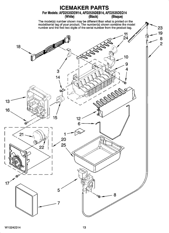 Diagram for AFD2535DEB14