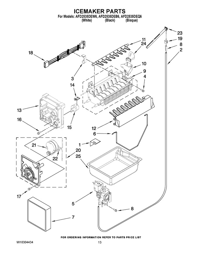 Diagram for AFD2535DEW6