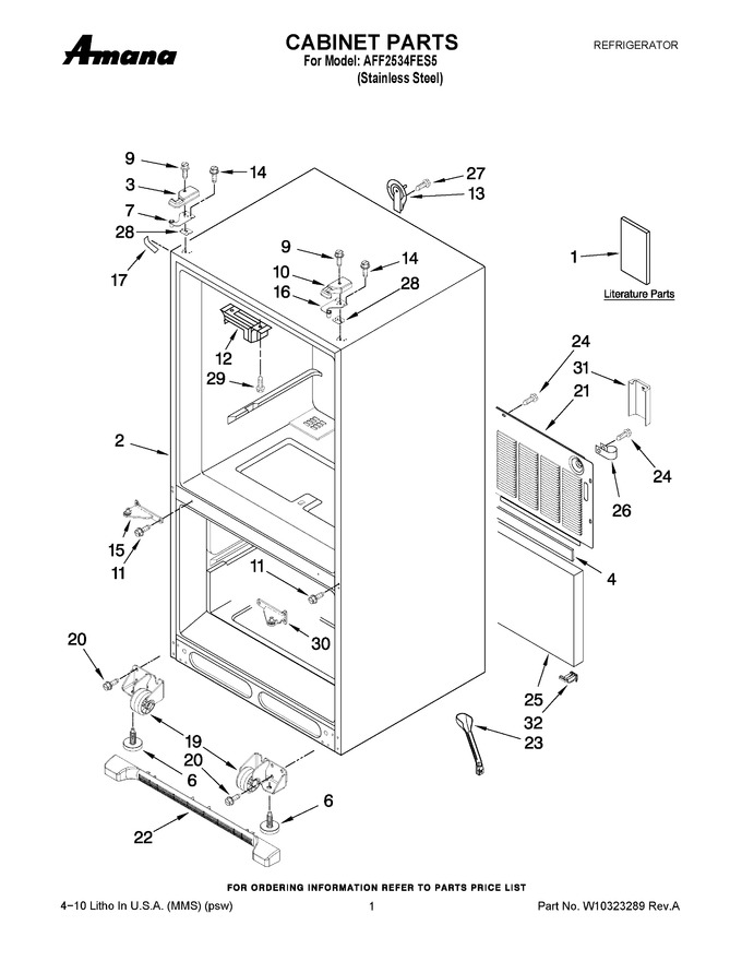 Diagram for AFF2534FES5