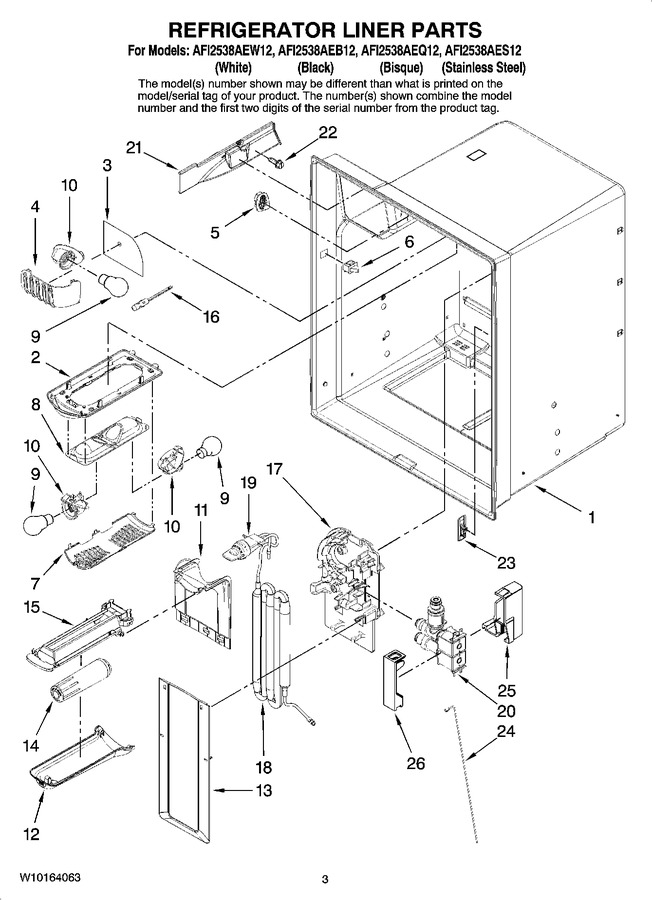 Diagram for AFI2538AEW12
