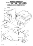 Diagram for 05 - Freezer Liner Parts