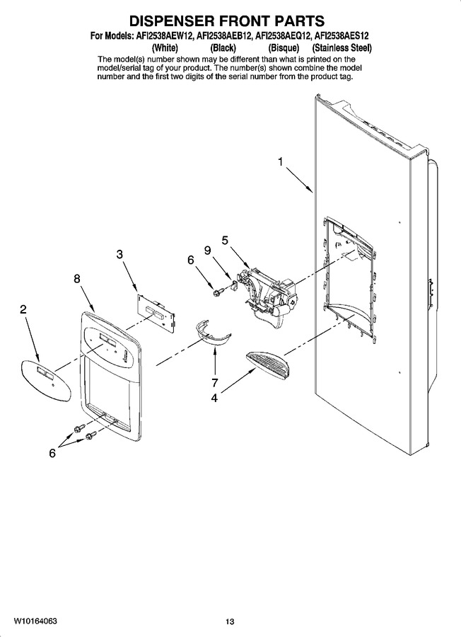 Diagram for AFI2538AEW12