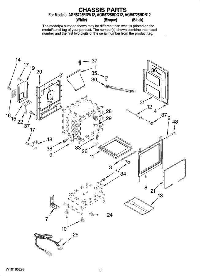 Diagram for AGR5725RDQ12