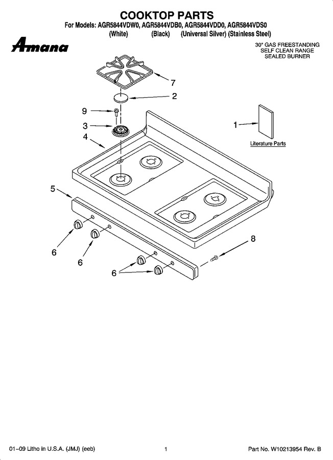 Diagram for AGR5844VDW0