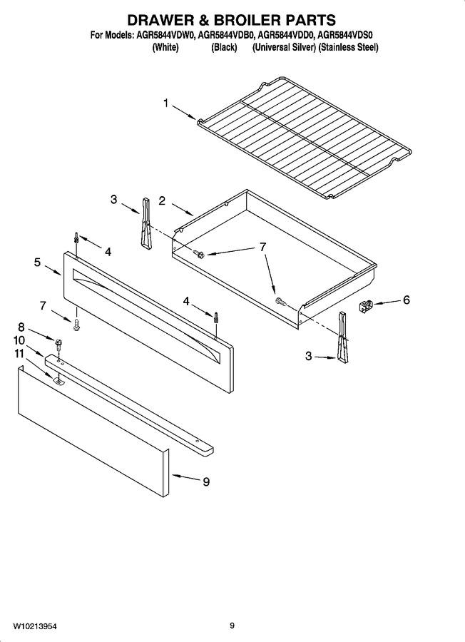 Diagram for AGR5844VDS0