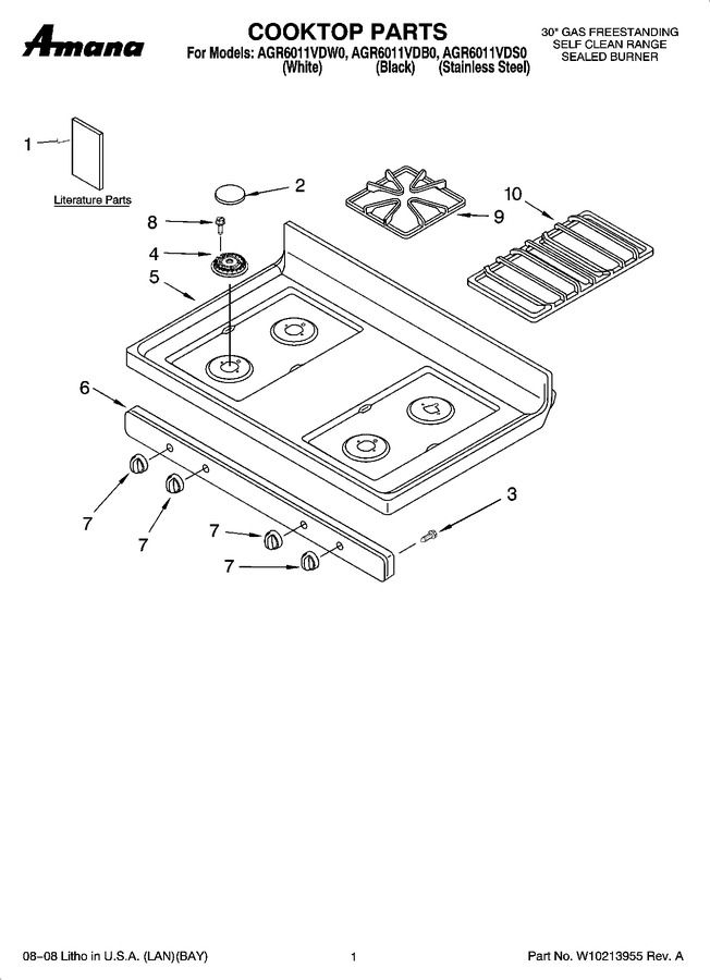 Diagram for AGR6011VDW0