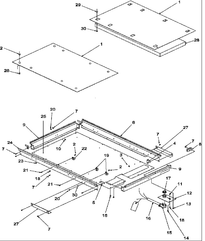 Diagram for CAKH30HR (BOM: P1119909S)