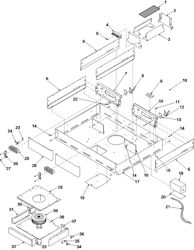 Diagram for AKED3050WW (BOM: P1131765NWW)
