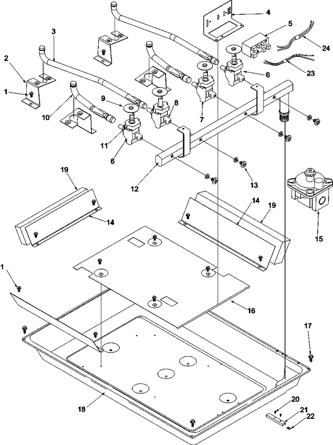 Diagram for AKS3040WW (BOM: P1142522NWW)