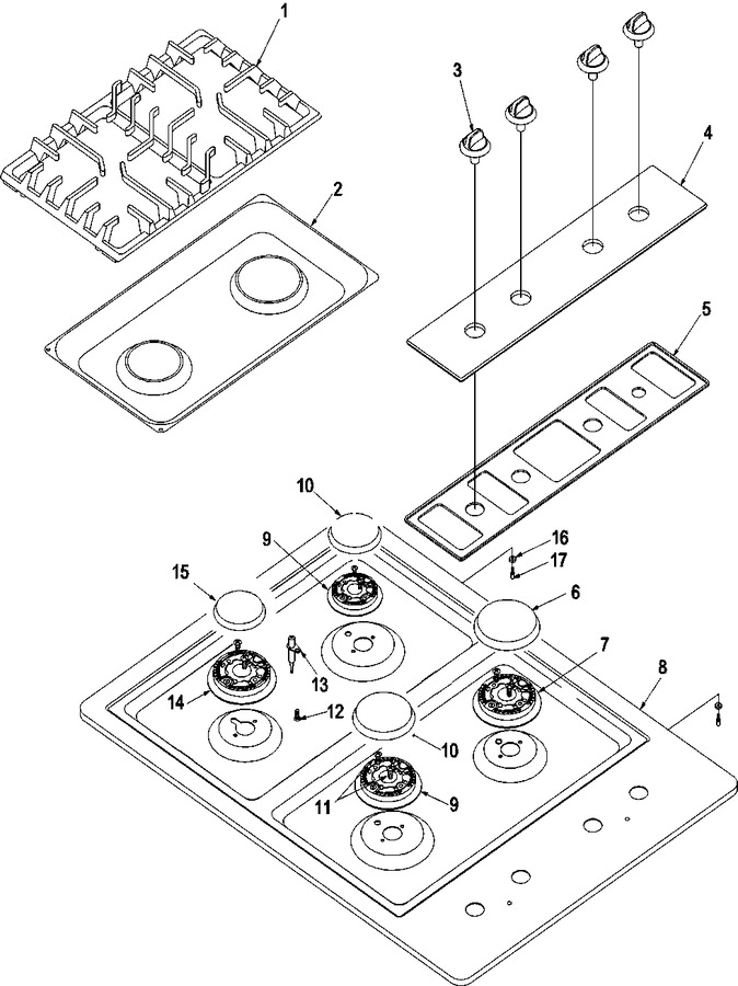 Diagram for AKS3040WW (BOM: P1142522NWW)