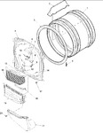 Diagram for 04 - Front Bulkhead, Air Duct & Drum