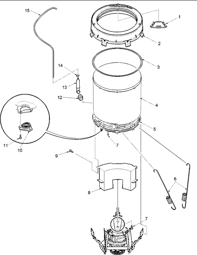 Diagram for ALW540RMW (BOM: PALW540RMW0)