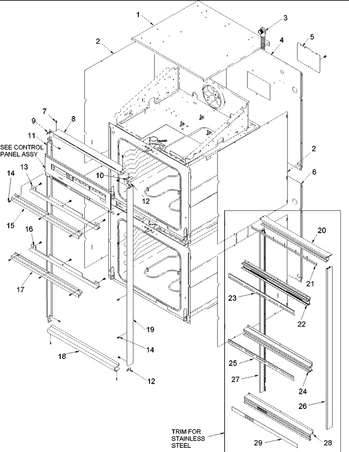 Diagram for AOCD2770WW (BOM: P1132359NWW)