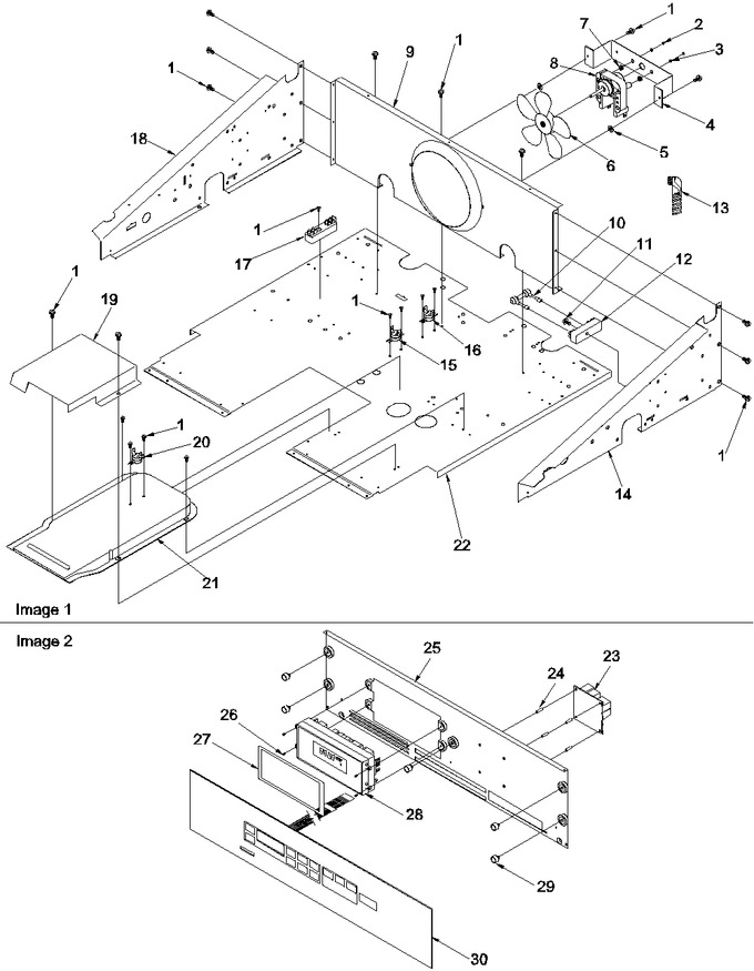 Diagram for AOES2730WW (BOM: P1132357NWW)