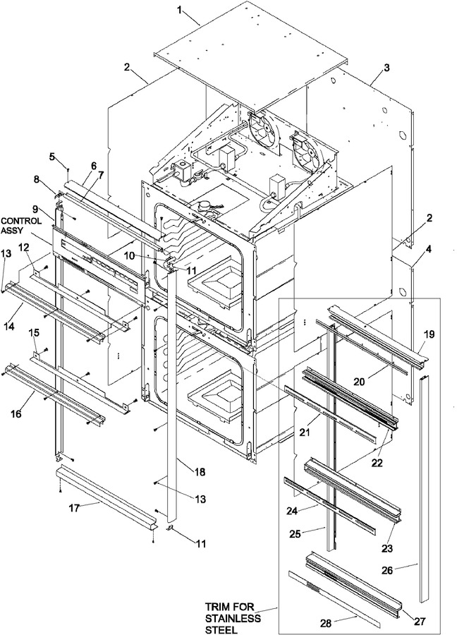 Diagram for AOGD2750SS (BOM: P1132534NSS)