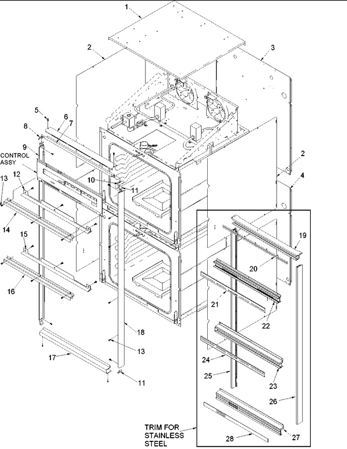 Diagram for AOGD2750WW (BOM: P1132532NWW)