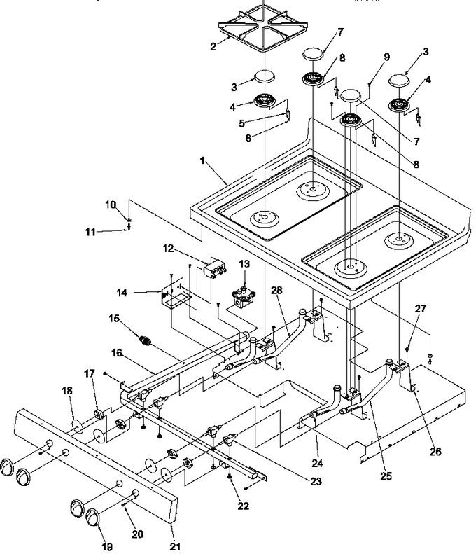 Diagram for ARG7301WW (BOM: P1143330NWW)