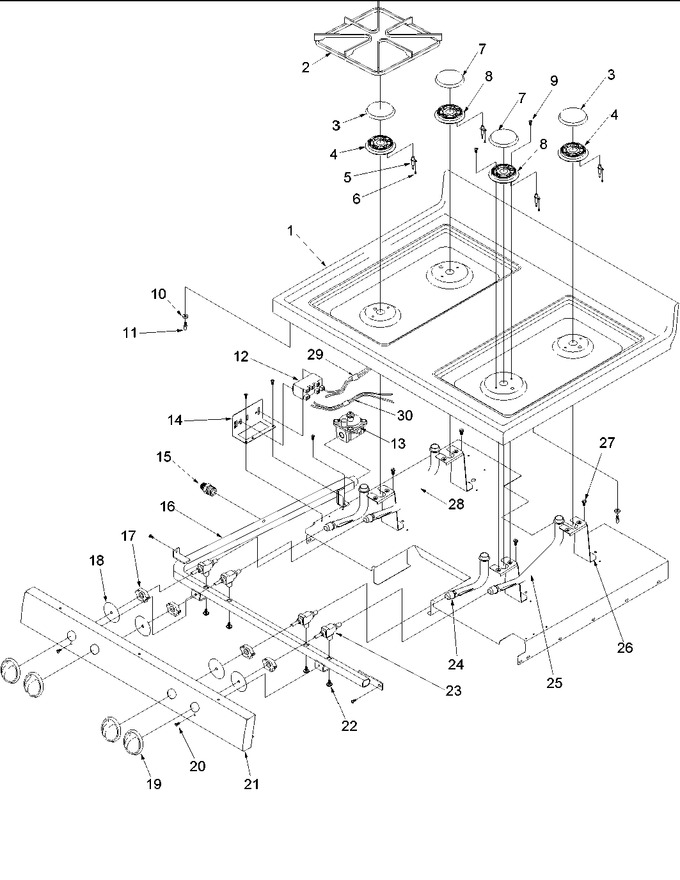 Diagram for ARG7302WW (BOM: P1143343NWW)