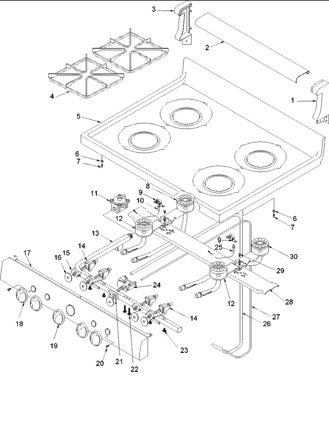 Diagram for ARO3400L (BOM: P1143335N L)