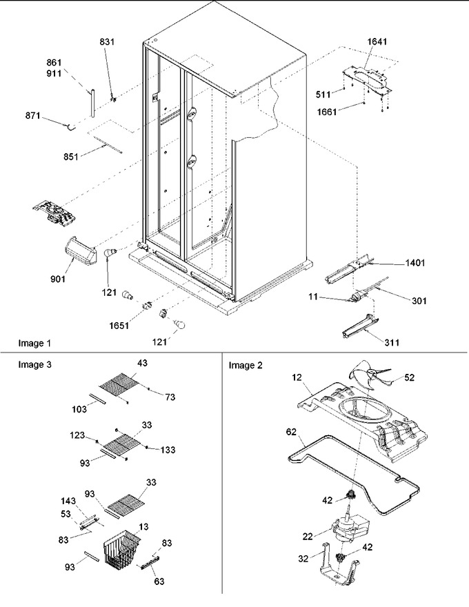 Diagram for ARS2464BW (BOM: PARS2464BW0)