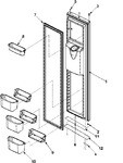 Diagram for 08 - Freezer Door