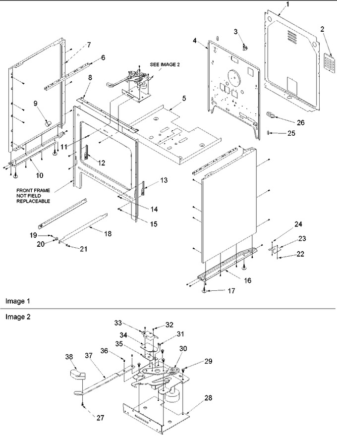 Diagram for ARTC7121WW (BOM: P1143843NWW)