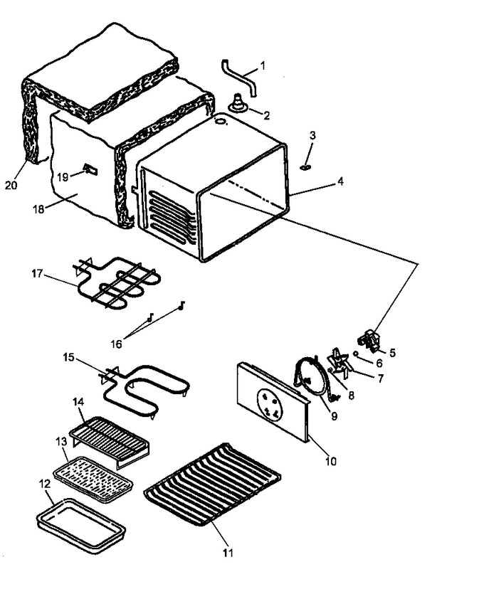 Diagram for ARTC7600WW (BOM: P1142684NWW)