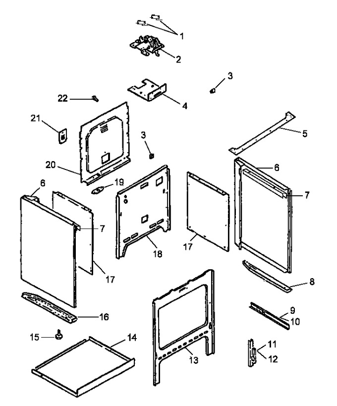 Diagram for ARTC7600LL (BOM: P1142641NLL)