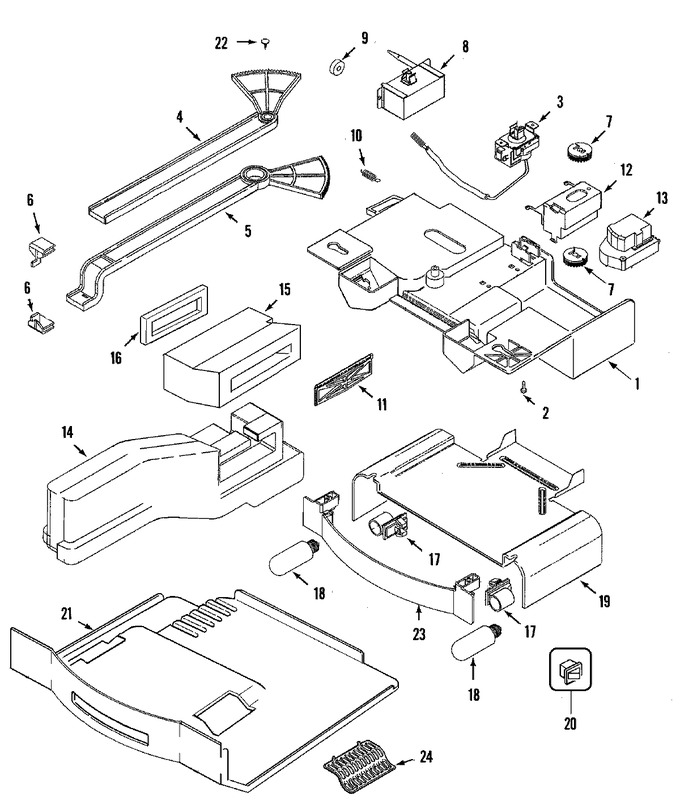 Diagram for MSD2445GRW
